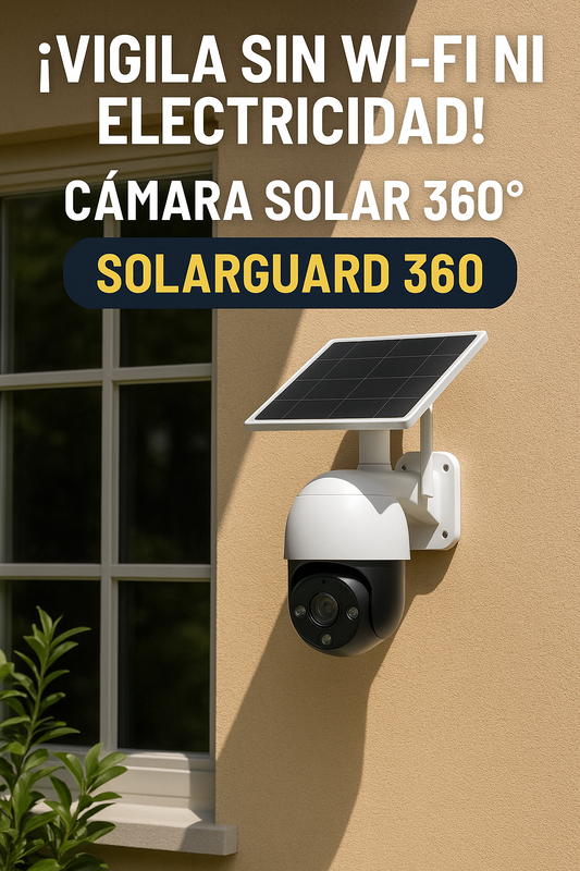 🌞 SolarGuard 360 – Protege tu hogar sin Wi-Fi, sin electricidad y sin pagar mensualidades